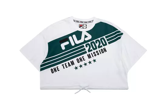 FILA FUSION Укороченный топ женский белые