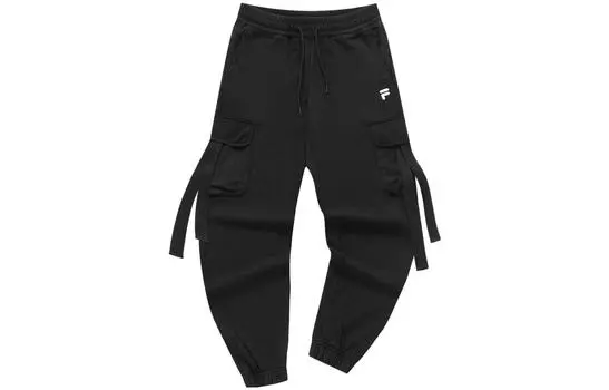 FILA FUSION WORKWEAR Трикотажные спортивные брюки женские, цвет «угольно-черный»