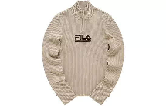 FILA FUSION X Белый альпинистский свитер CROSS OVER, женский, серо-коричневый