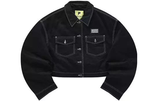 FILA FUSION Женская куртка серии X BEAMS Co, цвет «угольно-черная»