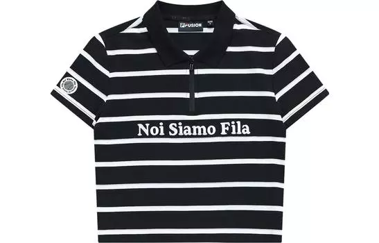 FILA FUSION Женская рубашка поло цвета «черный»