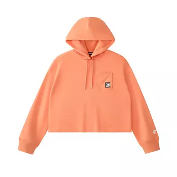 FILA FUSION Женская толстовка осеннего оранжевого цвета