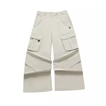 FILA FUSION Женские повседневные брюки INLINE серого цвета с перьями