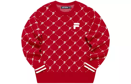 FILA FUSION Женские свитера гранатово-красного цвета