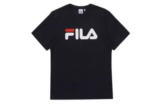 Футболка унисекс FILA с логотипом, темно-синий