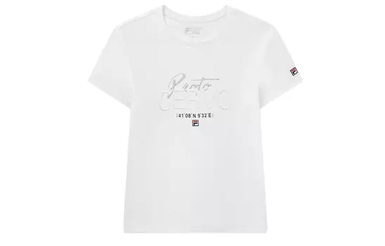 FILA Футболка женская белые