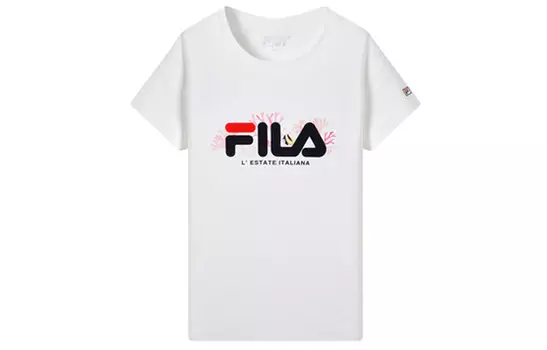FILA Футболка женская белые