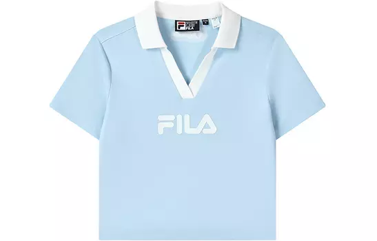 FILA Футболка женская кристально-синяя