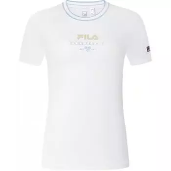 FILA Футболка женская, ярко-белая