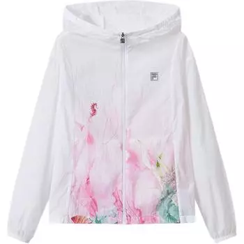 Ветровка FILA GS, белый/розовый