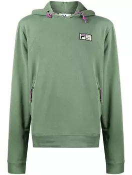 Fila худи с вышитым логотипом, зеленый