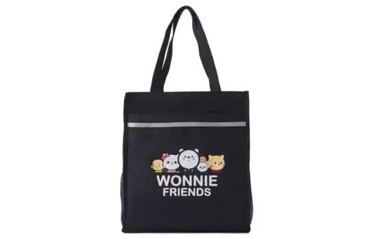 FILA KIDS Детская тканевая сумка среднего размера, черная