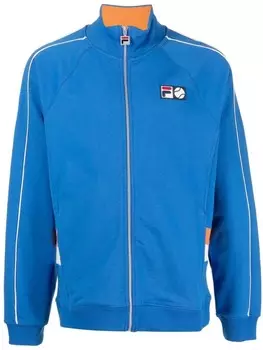 Fila куртка на молнии с нашивкой-логотипом, синий