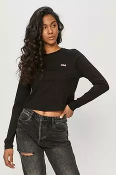 Фила - Лонгслив Fila, черный