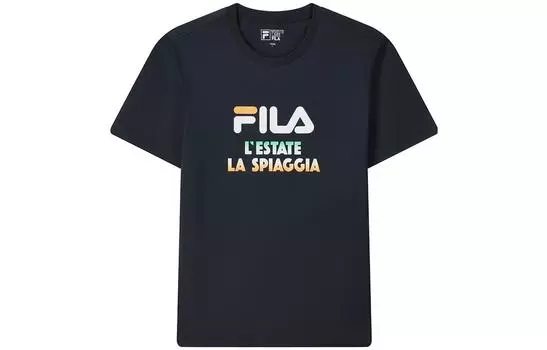 ФИЛА Мужская футболка FILA, цвет Black