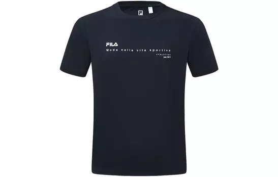 ФИЛА Мужская футболка FILA, цвет Black
