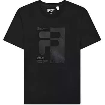 ФИЛА Мужская футболка FILA, цвет Black