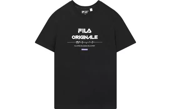 ФИЛА Мужская футболка FILA, цвет Black