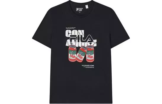 ФИЛА Мужская футболка FILA, цвет Black