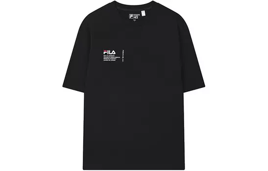 ФИЛА Мужская футболка FILA, цвет Black