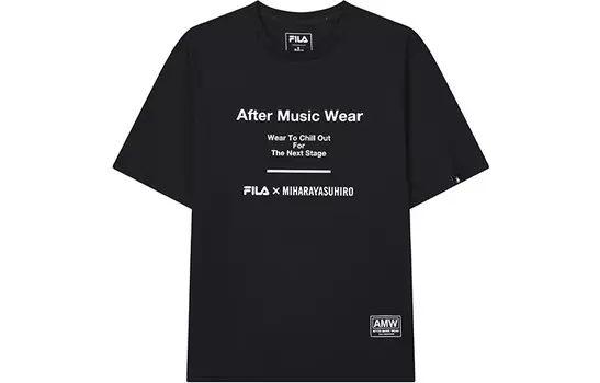 ФИЛА Мужская футболка FILA, цвет Black