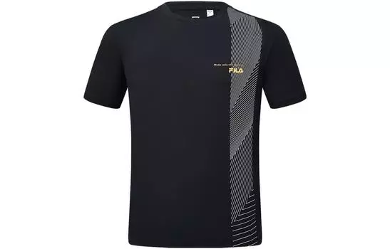 ФИЛА Мужская футболка FILA, цвет Black