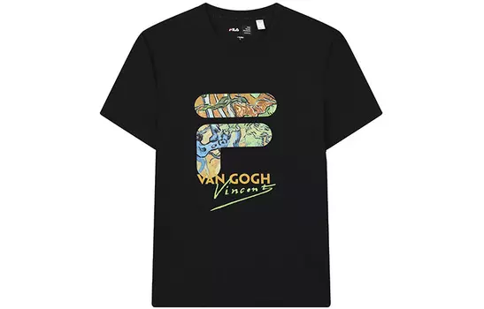 ФИЛА Мужская футболка FILA, цвет Black