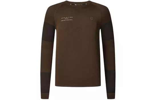 ФИЛА Мужская футболка FILA, цвет Brown maroon