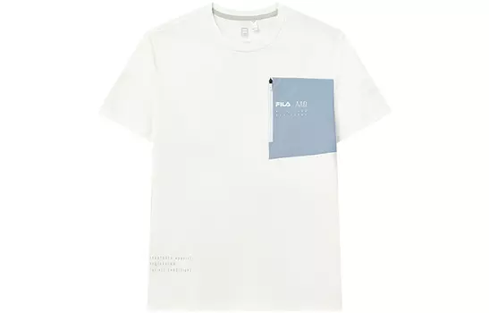 ФИЛА Мужская футболка FILA, цвет Brownwhite