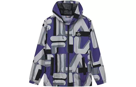 ФИЛА Мужская куртка FILA, цвет Allover Print