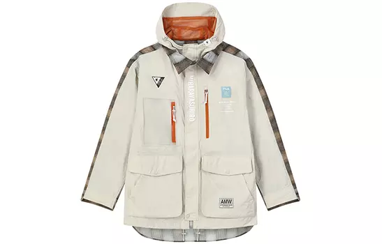 ФИЛА Мужская куртка FILA, цвет Beige, Brown, Gray