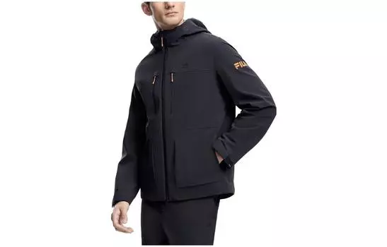 ФИЛА Мужская куртка FILA, цвет Black