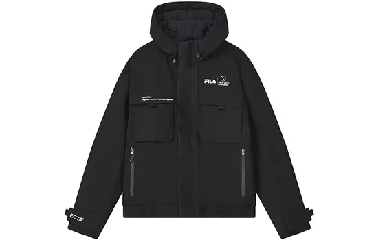 FILA Мужская стеганая куртка, цвет Black