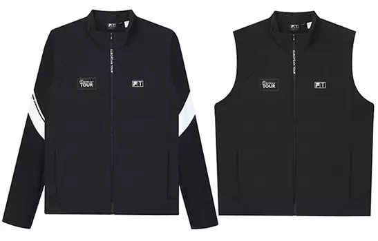 FILA Мужская стеганая куртка, цвет Black