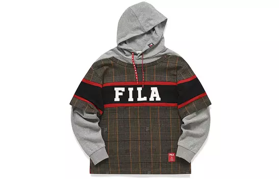 ФИЛА Мужская толстовка FILA, цвет Algal Brown