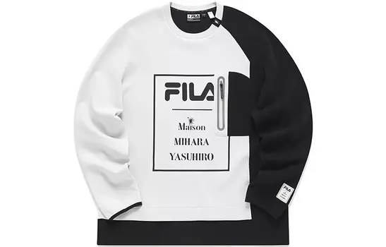 ФИЛА Мужская толстовка FILA, цвет Antelope White