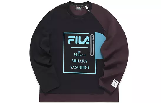 ФИЛА Мужская толстовка FILA, цвет Black
