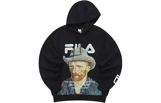 ФИЛА Мужская толстовка FILA, цвет Black
