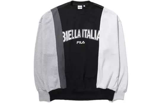 ФИЛА Мужская толстовка FILA, цвет Black/White