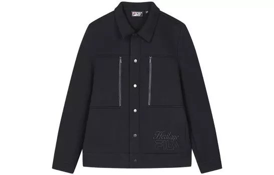 ФИЛА Мужские куртки FILA, цвет Black