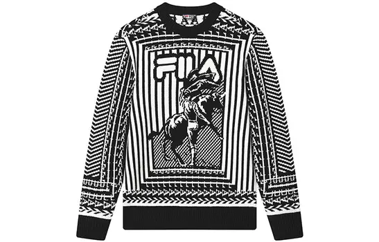 ФИЛА Мужской свитер FILA, цвет Black
