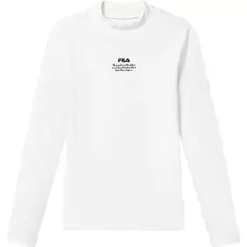 FILA Обычная женская футболка Cloud White