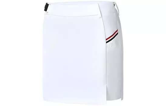 FILA Спортивная повседневная короткая юбка женская цвета нефрита и белого цвета