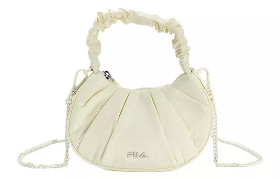 FILA Сумка Heritage Fabric Cloud, сумка-мессенджер, сумка через плечо, обычная женская, цвет "сыр белый"