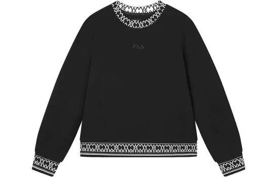 FILA Свитшот женские цвета «угольно-черный»