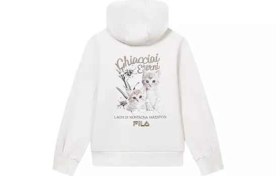 FILA Свитшот женские светло-бежевая белые