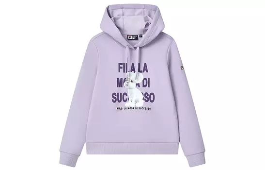 FILA Свитшот женский легкий элегантный фиолетовый