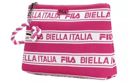 FILA Тканевая сумка-клатч, обычная женская, флуоресцентный ярко-красный