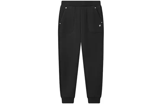 FILA Трикотажные спортивные брюки женские, цвет «угольно-черный»