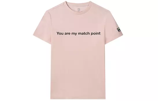 ФИЛА Женская футболка FILA, цвет Bean cherry powder